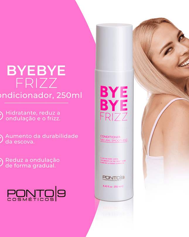 Bye Bye Frizz Condicionador 250ml Reduz a Ondulação e o Frizz - loja.ponto9.com.br
