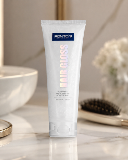 Hair Gloss Styling 120ml – Finalizador Pós-Escova para Todos os Tipos de Cabelo