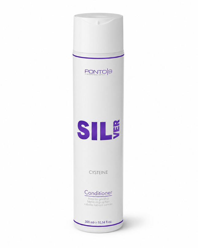 Silver Conditioner 300ml – Condicionador Matizador para Cabelos Loiros, Brancos e Grisalhos