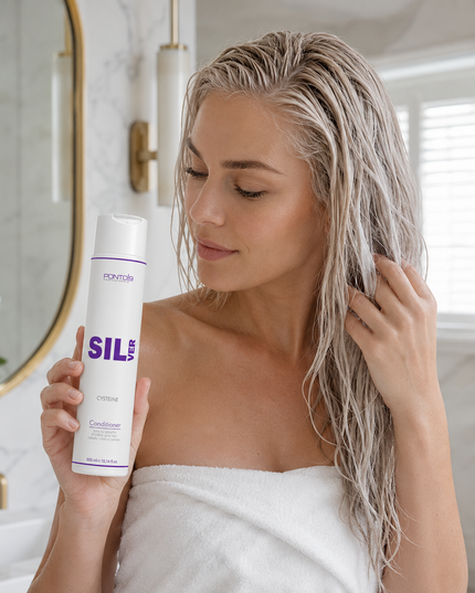 Silver Conditioner 300ml – Condicionador Matizador para Cabelos Loiros, Brancos e Grisalhos