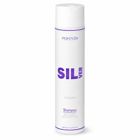 Silver Shampoo 300ml – Shampoo Matizador para Loiros, Brancos e Grisalhos