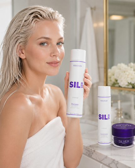 Kit Silver Ponto 9 – 1 Shampoo 300ml + 1 Condicionador 300ml + 1 Máscara 200ml