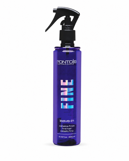 Fine Leave-in Spray 250ml – Desembaraço, Leveza e Brilho para Cabelos Finos