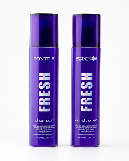 Fresh Kit Ponto 9 – Tratamento para Raiz Oleosa e Pontas Secas