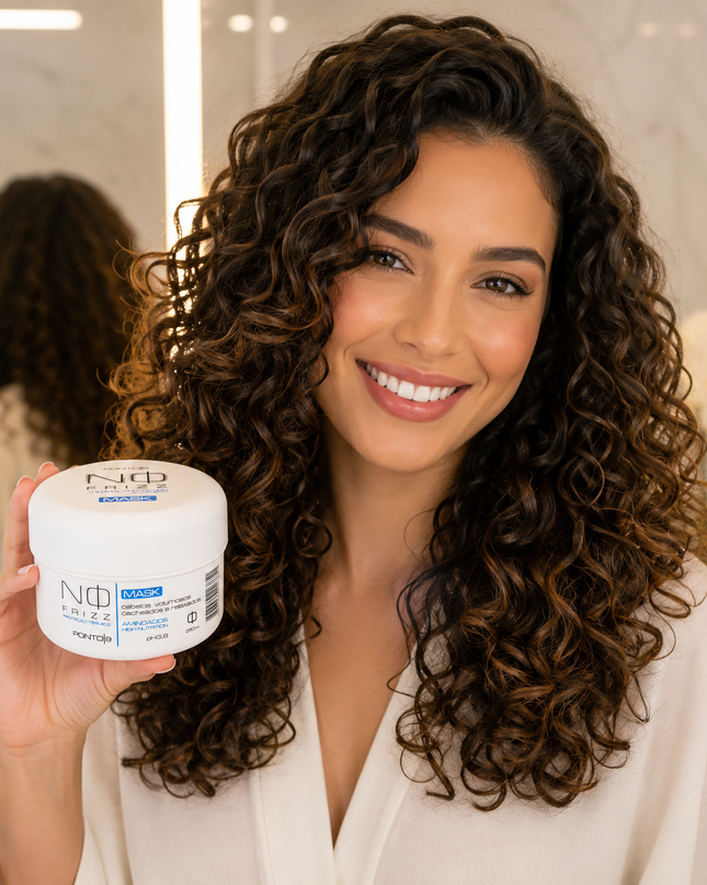 No Frizz Mask 250ml – Máscara para Cachos Definidos e Controle do Volume