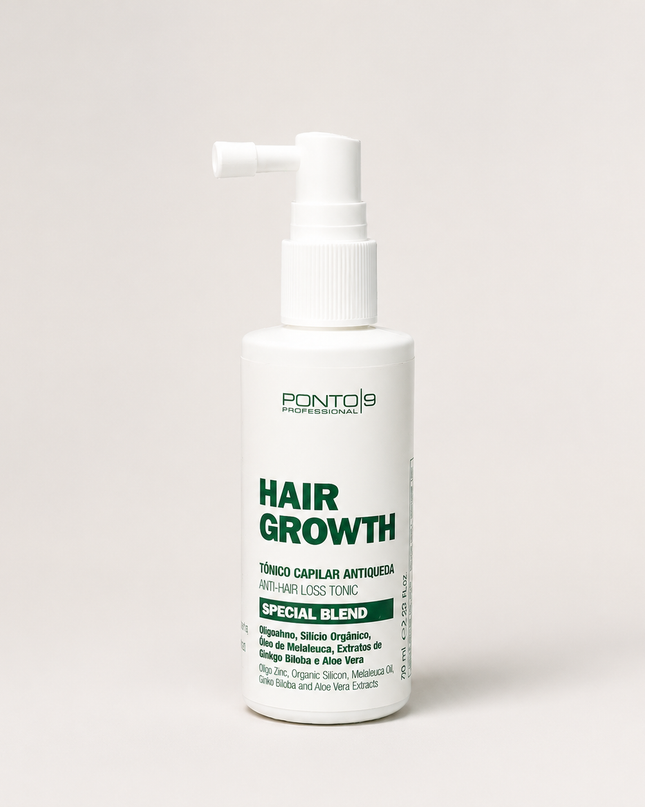 Hair Growth Tônico Antiqueda 70ml – Fortalecimento e Crescimento Capilar
