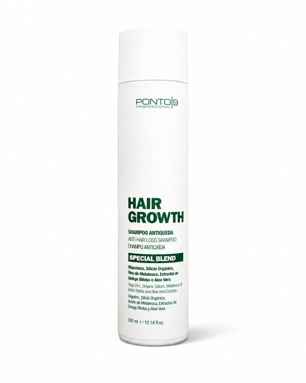Hair Growth Shampoo 300ml – Limpeza e Fortalecimento para Cabelos com Queda