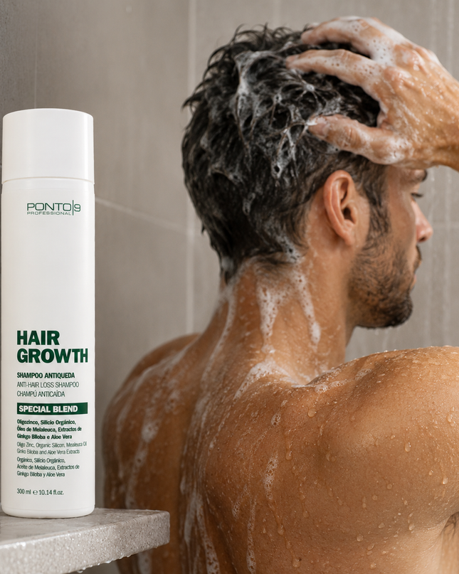 Hair Growth Shampoo 300ml – Limpeza e Fortalecimento para Cabelos com Queda