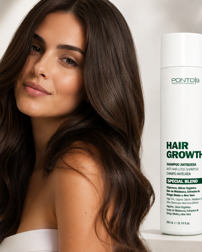 Hair Growth Shampoo 300ml – Limpeza e Fortalecimento para Cabelos com Queda