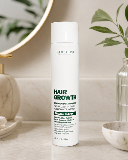 Hair Growth Condicionador 300ml – Condicionador Antiqueda para Fortalecimento Capilar