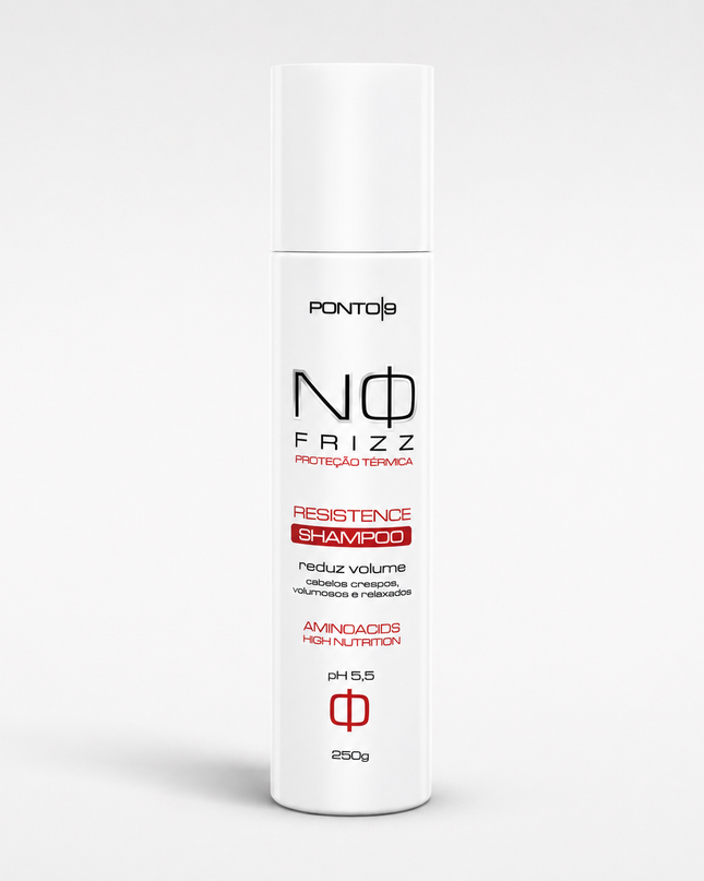 No Frizz Shampoo 250g – Limpeza Suave, Definição e Controle do Volume