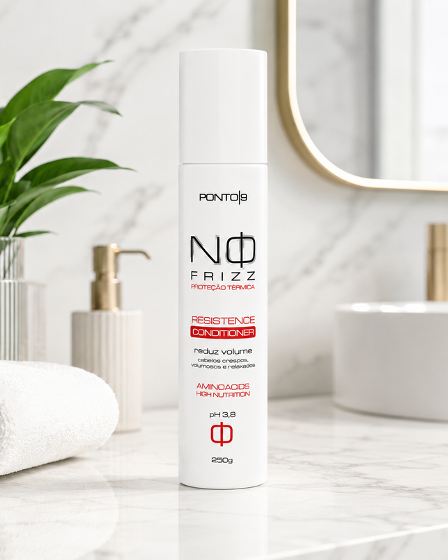 No Frizz Condicionador 250ml – Redução de Volume, Força e Resistência dos Fios