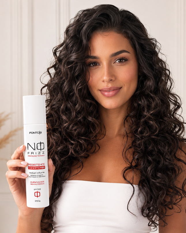 No Frizz Condicionador 250ml – Redução de Volume, Força e Resistência dos Fios