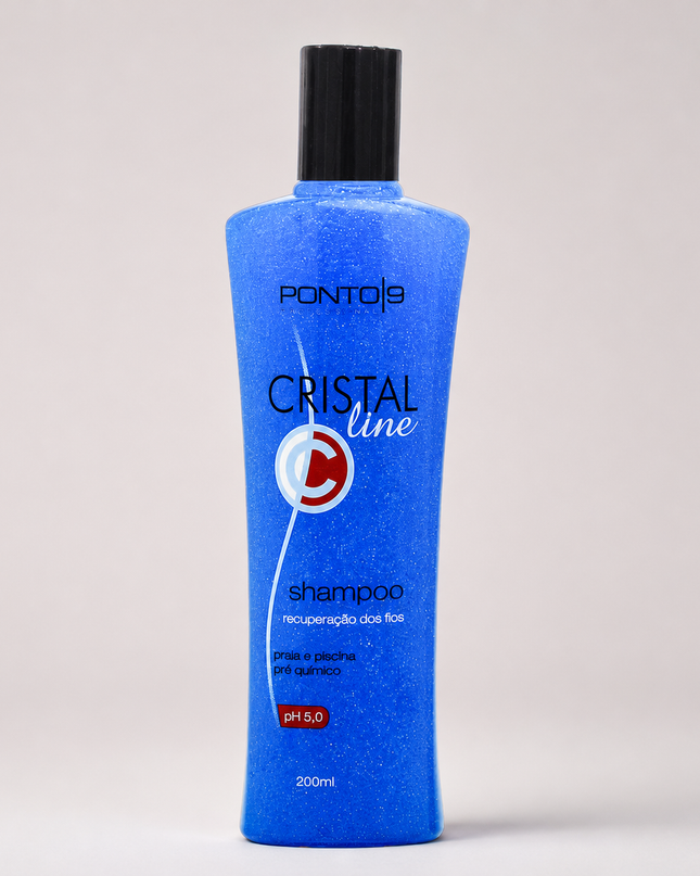 Cristal Shampoo 200ml – Remove Resíduos de Cloro, Sal e Iodo - Pós-Praia e Piscina