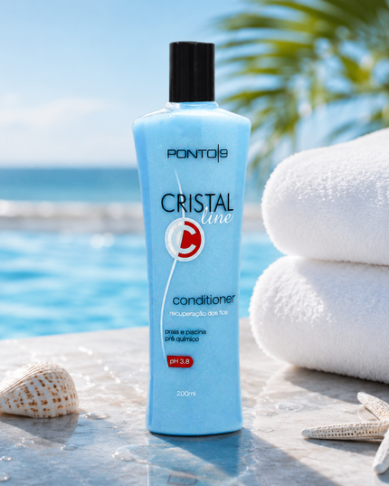 Cristal Condicionador 200ml – Condicionamento para Cabelos Expostos ao Sol, Mar e Piscina