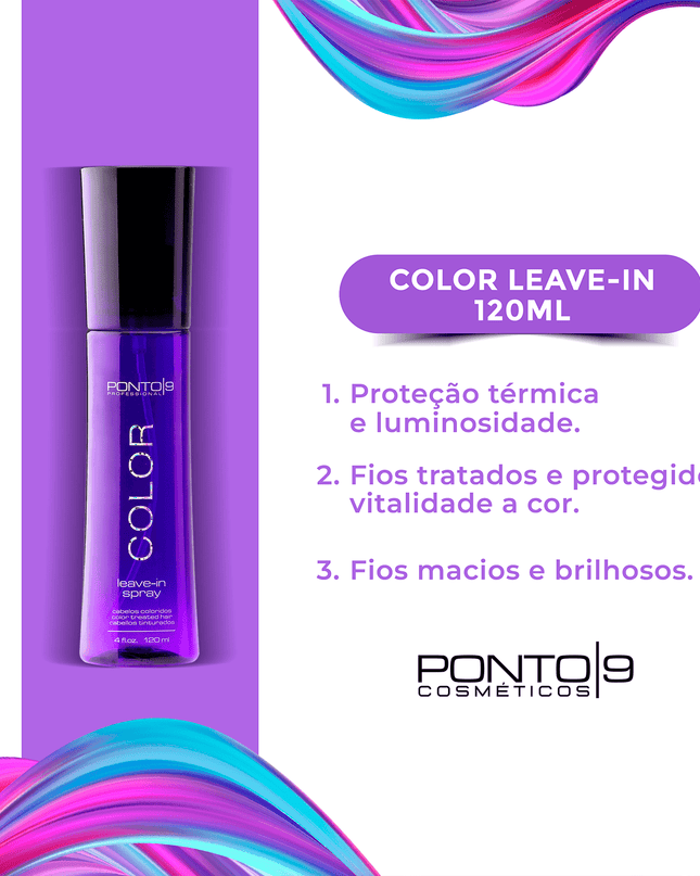 Color Kit Mantém a fixação da cor e trata os fios - loja.ponto9.com.br