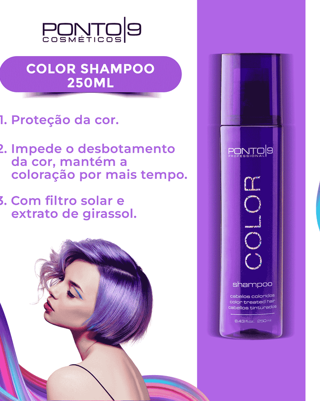 Color Kit Mantém a fixação da cor e trata os fios - loja.ponto9.com.br