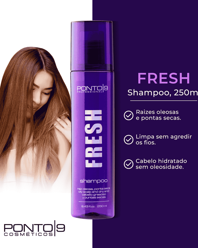 Fresh Kit Tratamento Raíz Oleosa e Pontas Secas