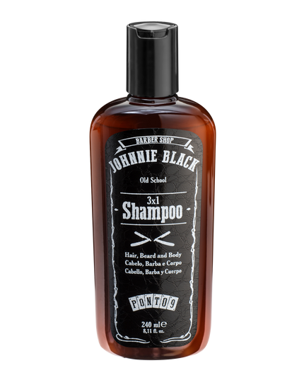 Shampoo para Cabelo, Barba e Corpo - Shampoo 3x1 240ml