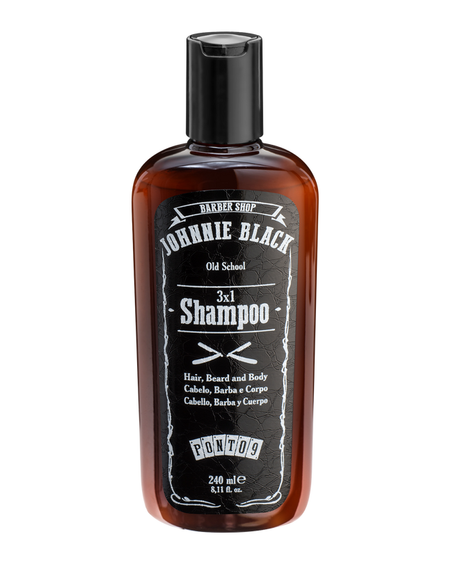 Shampoo para Cabelo, Barba e Corpo - Shampoo 3x1 240ml