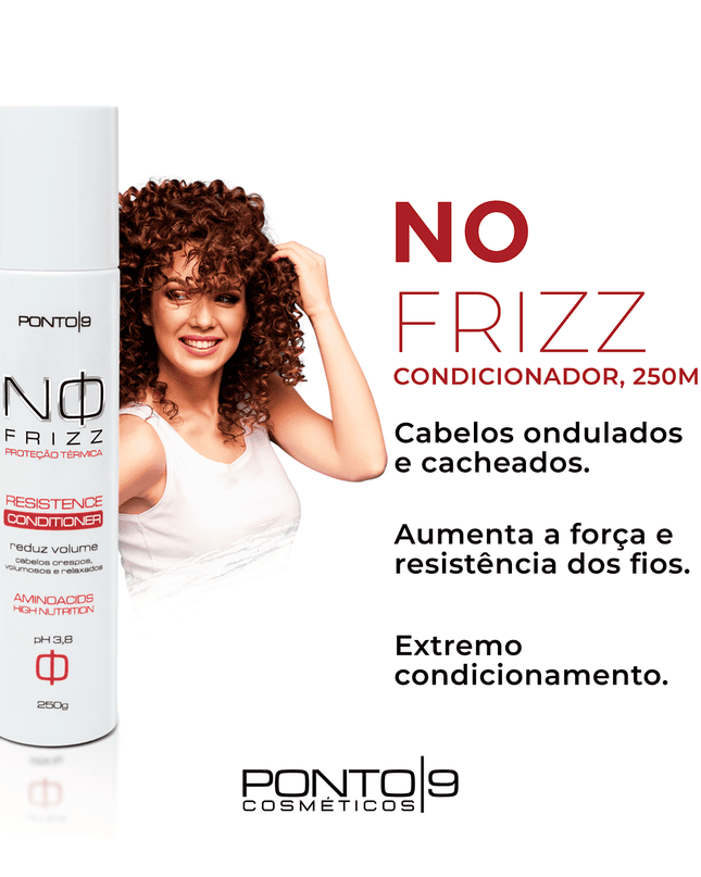 No Frizz Kit Resistence Nutrição, Controle de Volume e Definição de Chachos