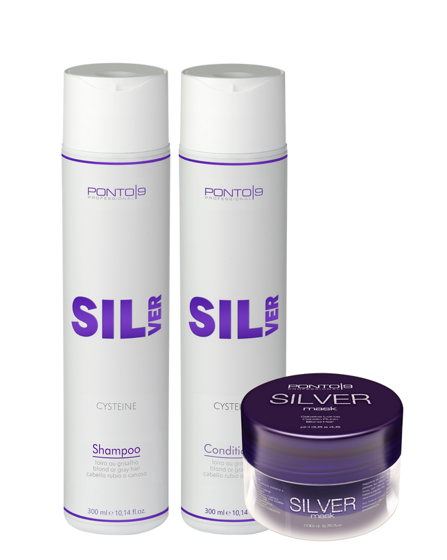 Kit Silver Cabelos Loiros, Brancos e Grisalhos - 3 produtos