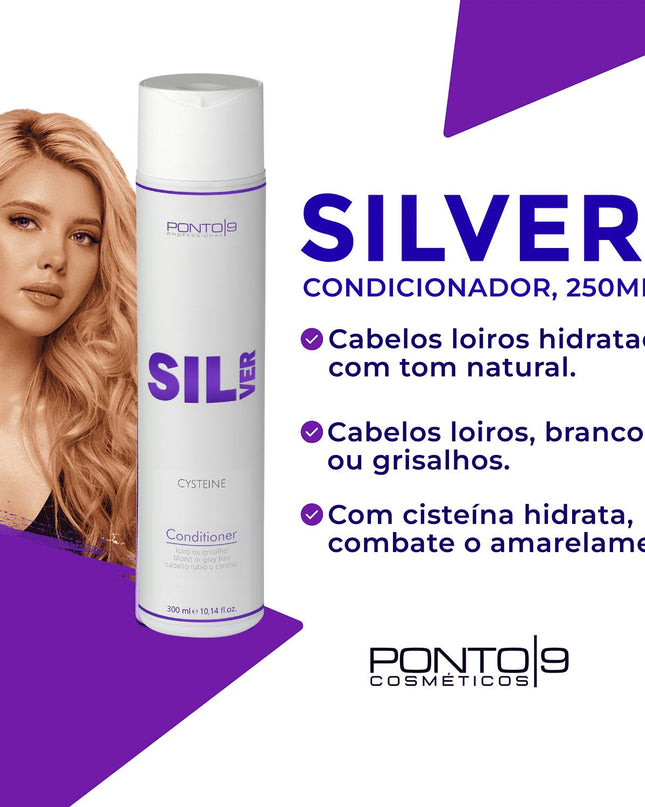 Silver Condicionador 300ml Reflexo Platinado. Loiros, Brancos e Grisalhos