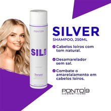 Carregar imagem no visualizador da galeria, Silver Shampoo  300ml Efeito Platinado com Blend de Tratamento
