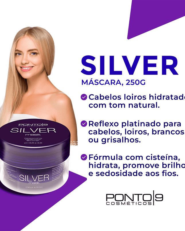 Silver Máscara 250g Tratamento Intenso, Desamarelador - loja.ponto9.com.br