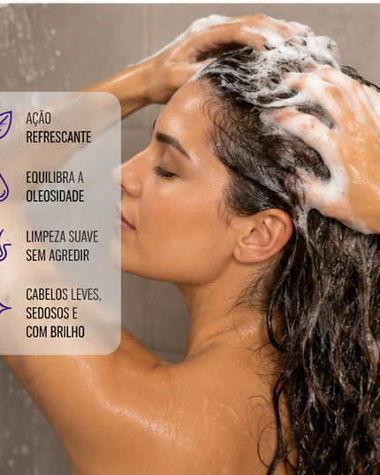 Fresh Shampoo 250ml – Shampoo para Raiz Oleosa e Pontas Secas