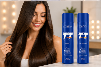 Kit TT Cream 3D Treatment - Reestrutura a Fibra Capilar, Shampoo e Tratamento 300 ml