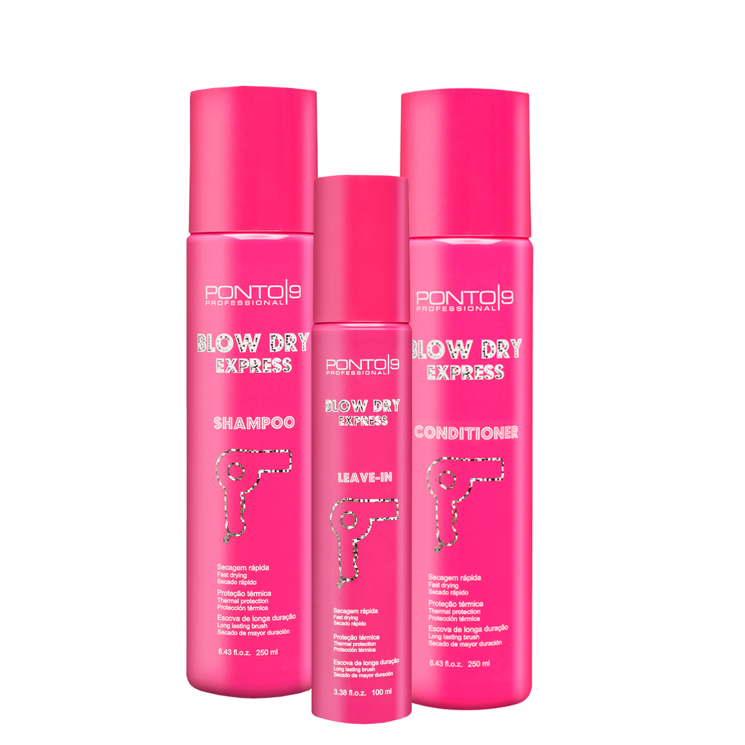 Kit Blow Dry Express Reduz o Tempo de Secado