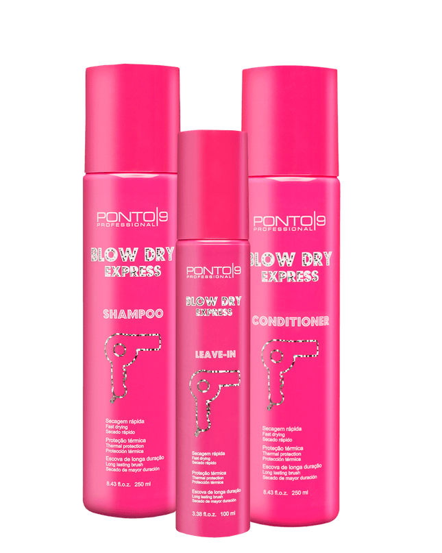 Kit Blow Dry Express Reduz o Tempo de Secado - loja.ponto9.com.br