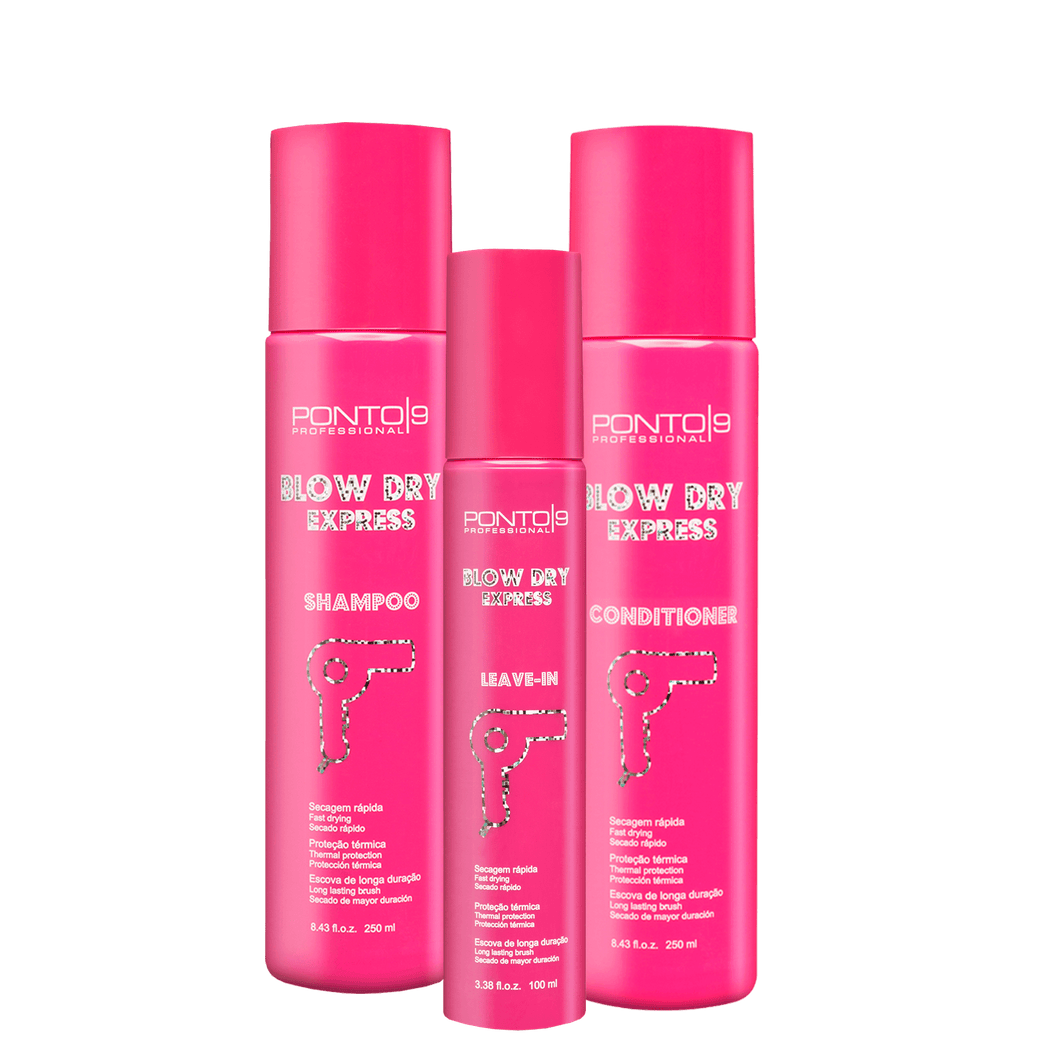 Kit Blow Dry Express Reduz o Tempo de Secado - loja.ponto9.com.br