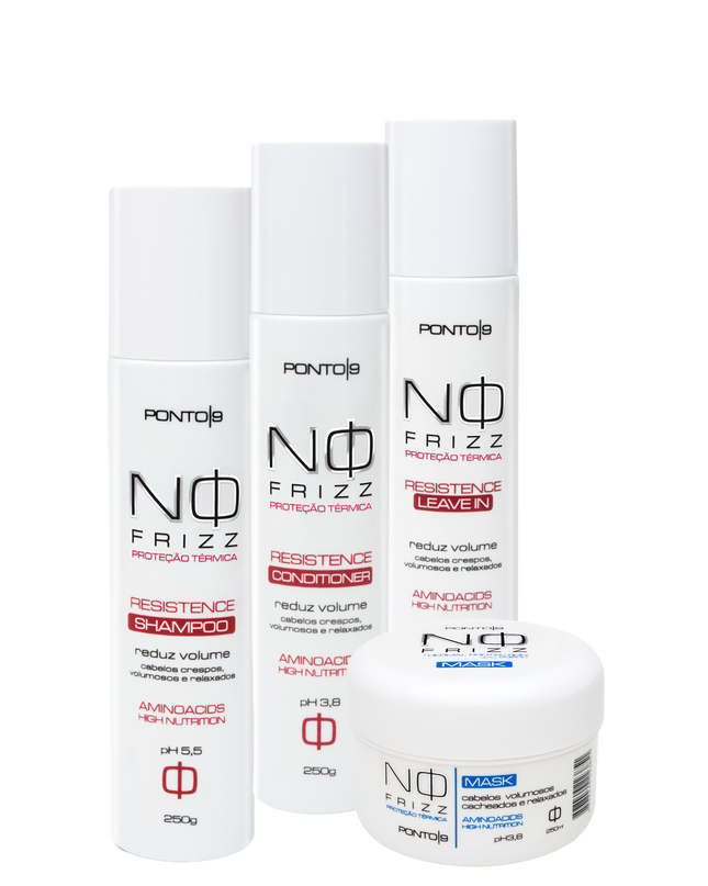 No Frizz Kit Resistence Nutrição, Controle de Volume e Definição de Chachos