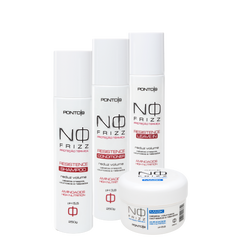 No Frizz Kit Resistence Spyral Curl, Nutrição, Controle de Volume e Definição de Chachos